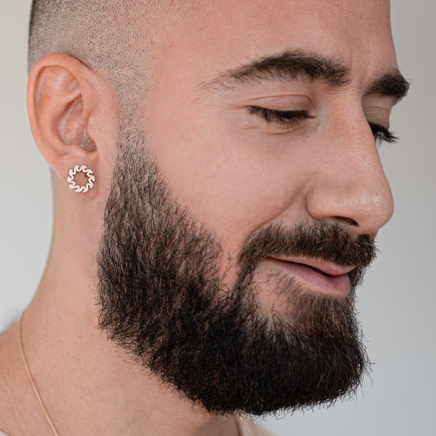 GLOW EARRINGS with diamonds