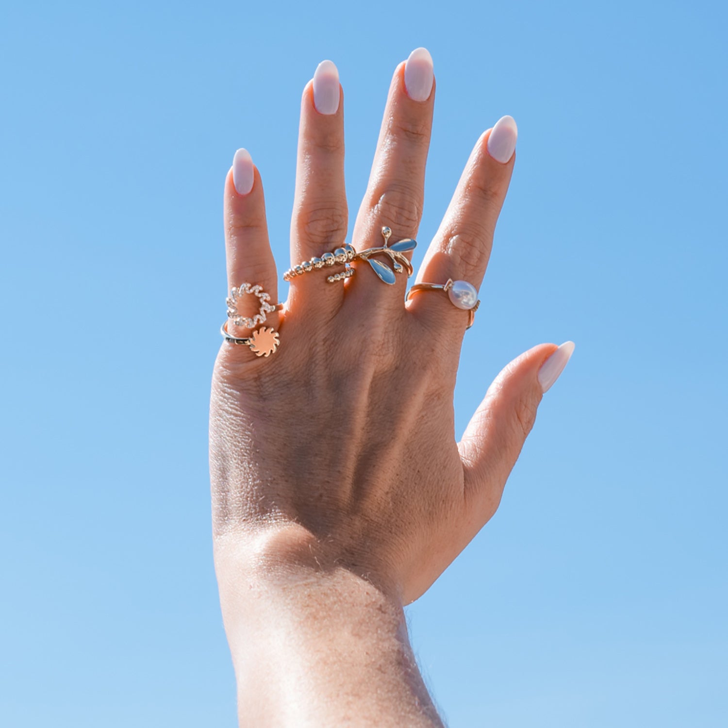 OVAL PEARL RING