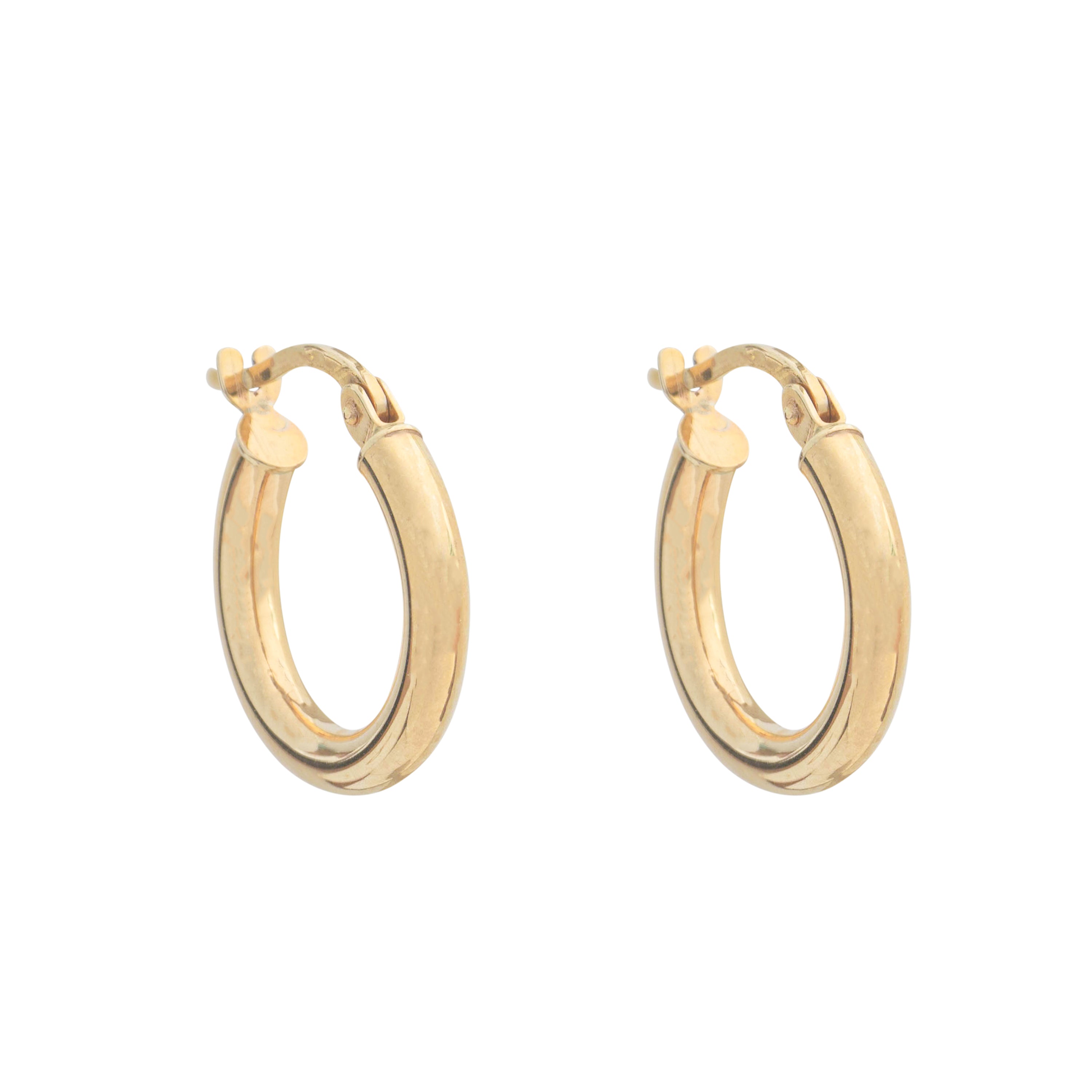 TUBE HOOP EARRINGS