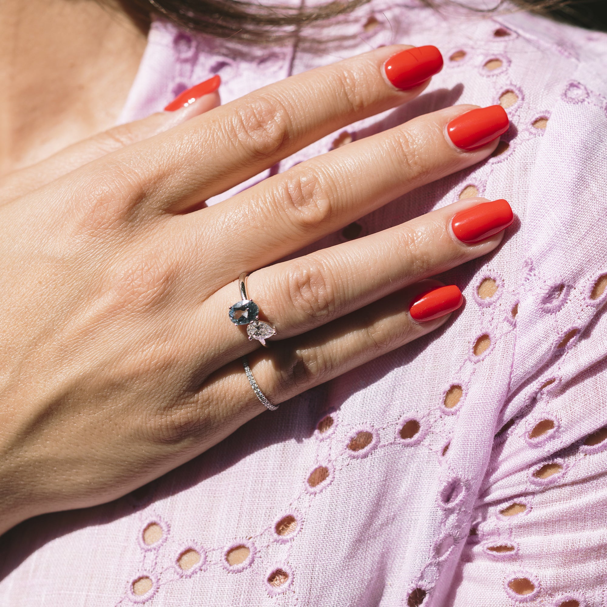 TWO TESSERAE RING
