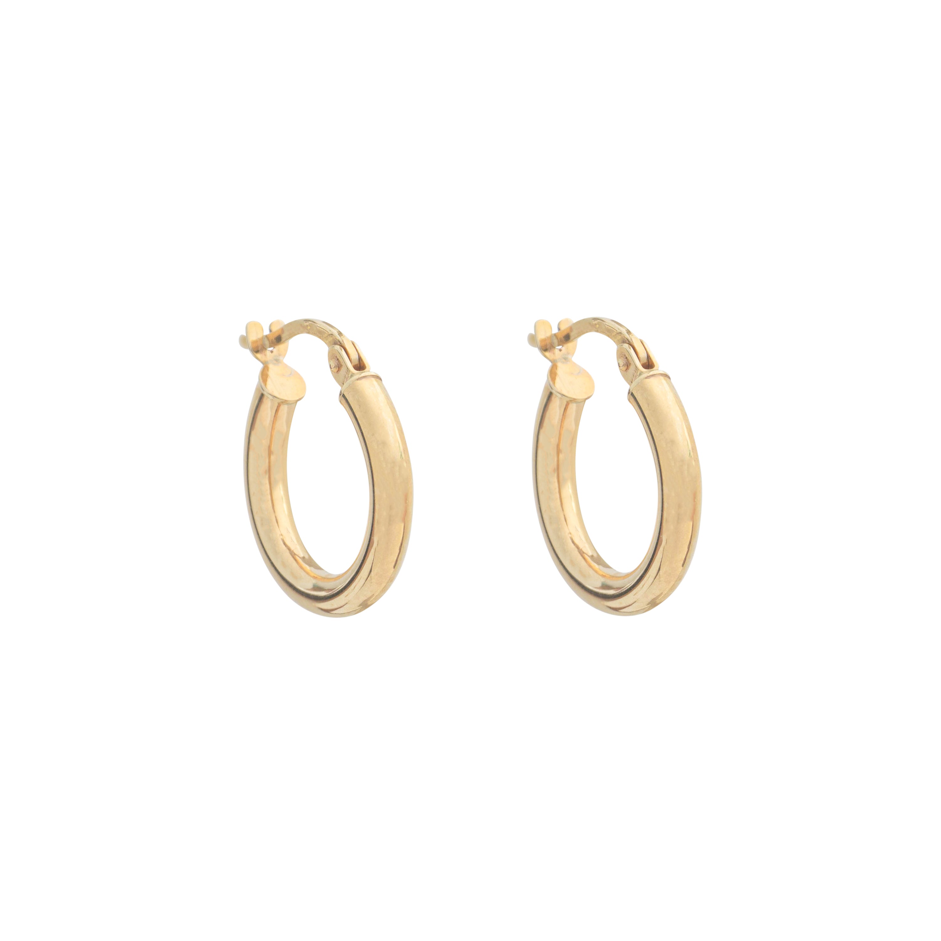 TUBE HOOP EARRINGS