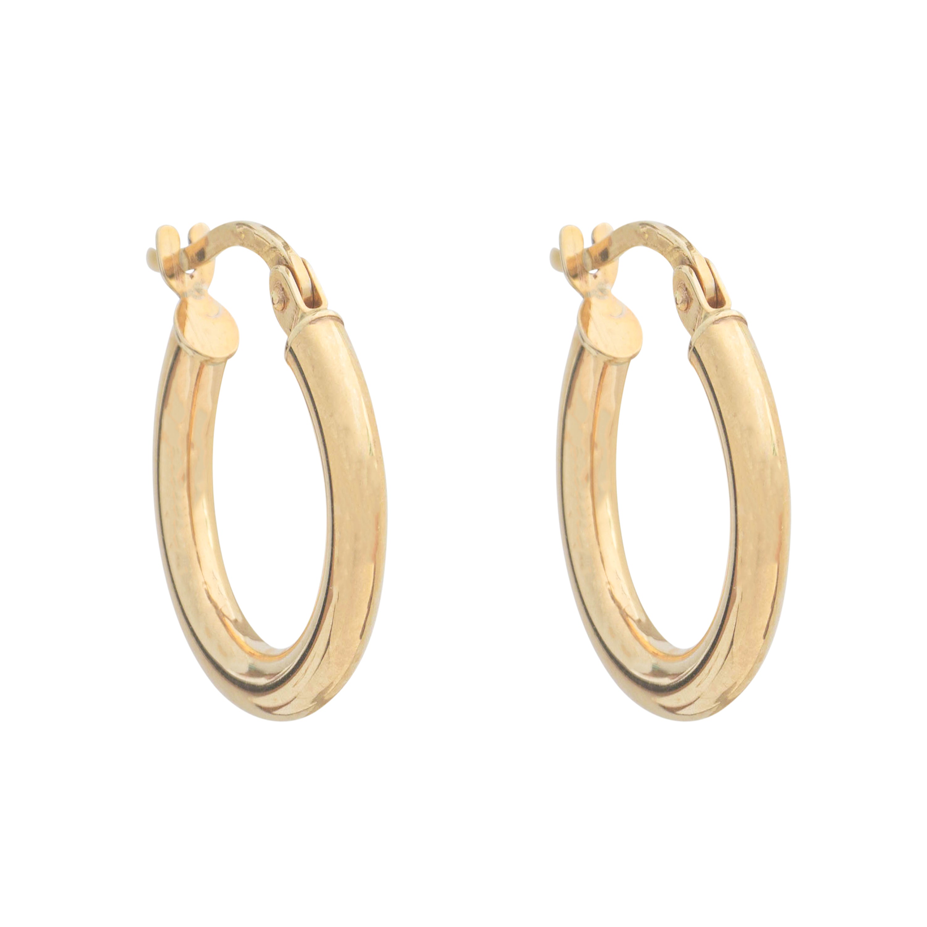 TUBE HOOP EARRINGS