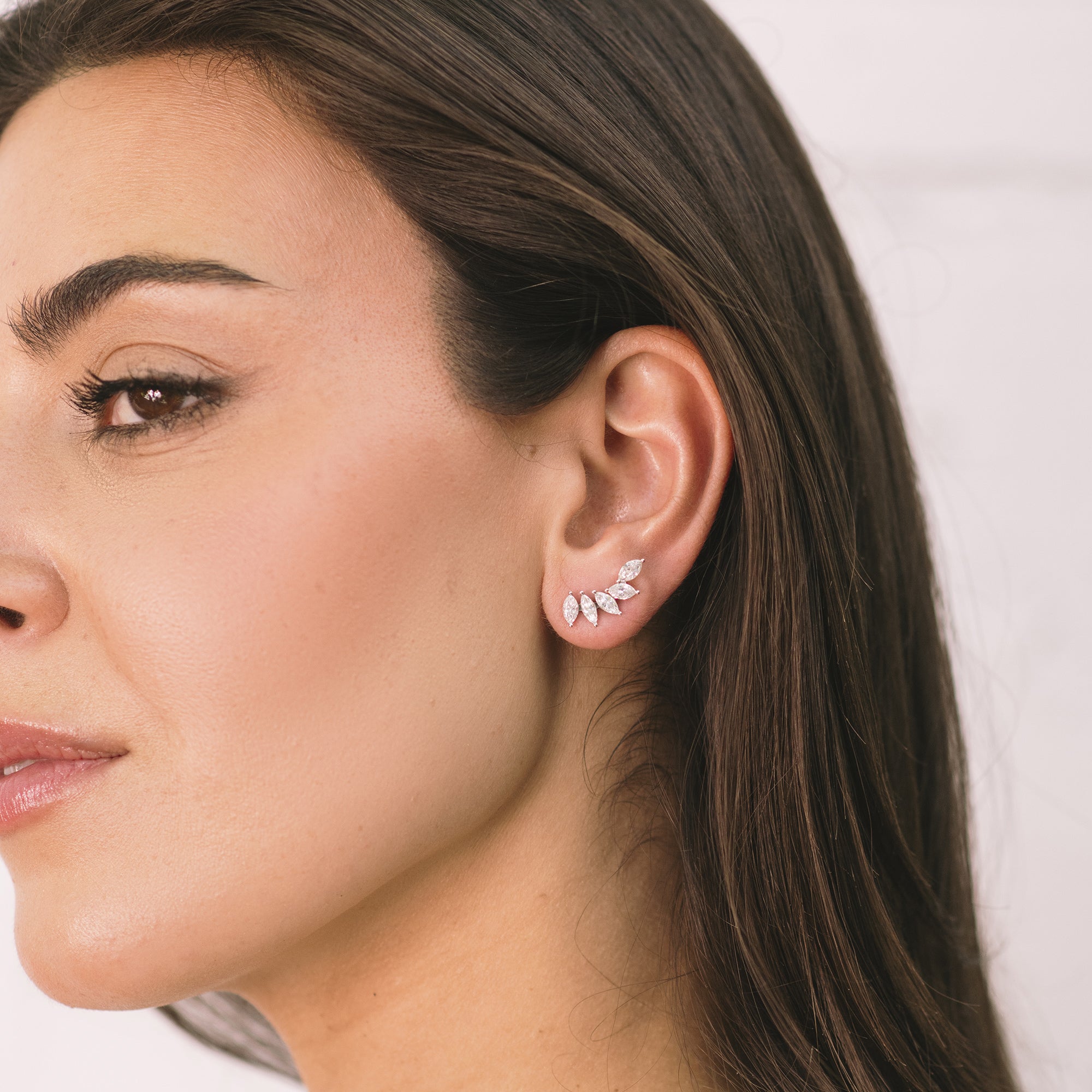 UNITE ARC DIAMOND EARRINGS